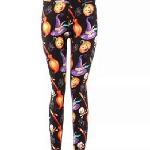 Halloween Pumpkin Leggings